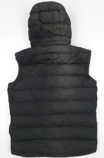 Womens UK Size M Jack Wills Black Puffer Jacket