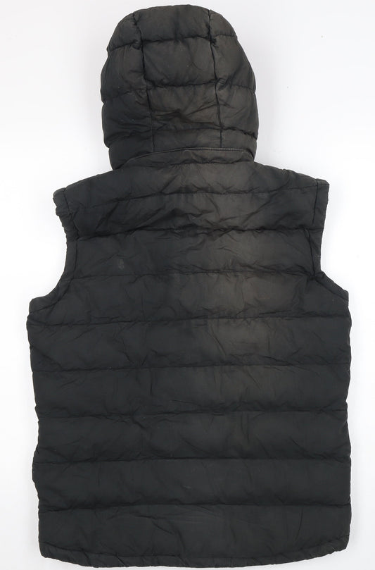 Womens UK Size M Jack Wills Black Puffer Jacket