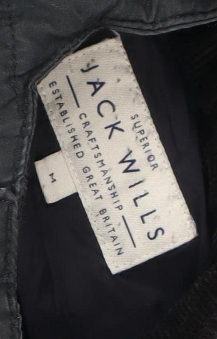 Womens UK Size M Jack Wills Black Puffer Jacket