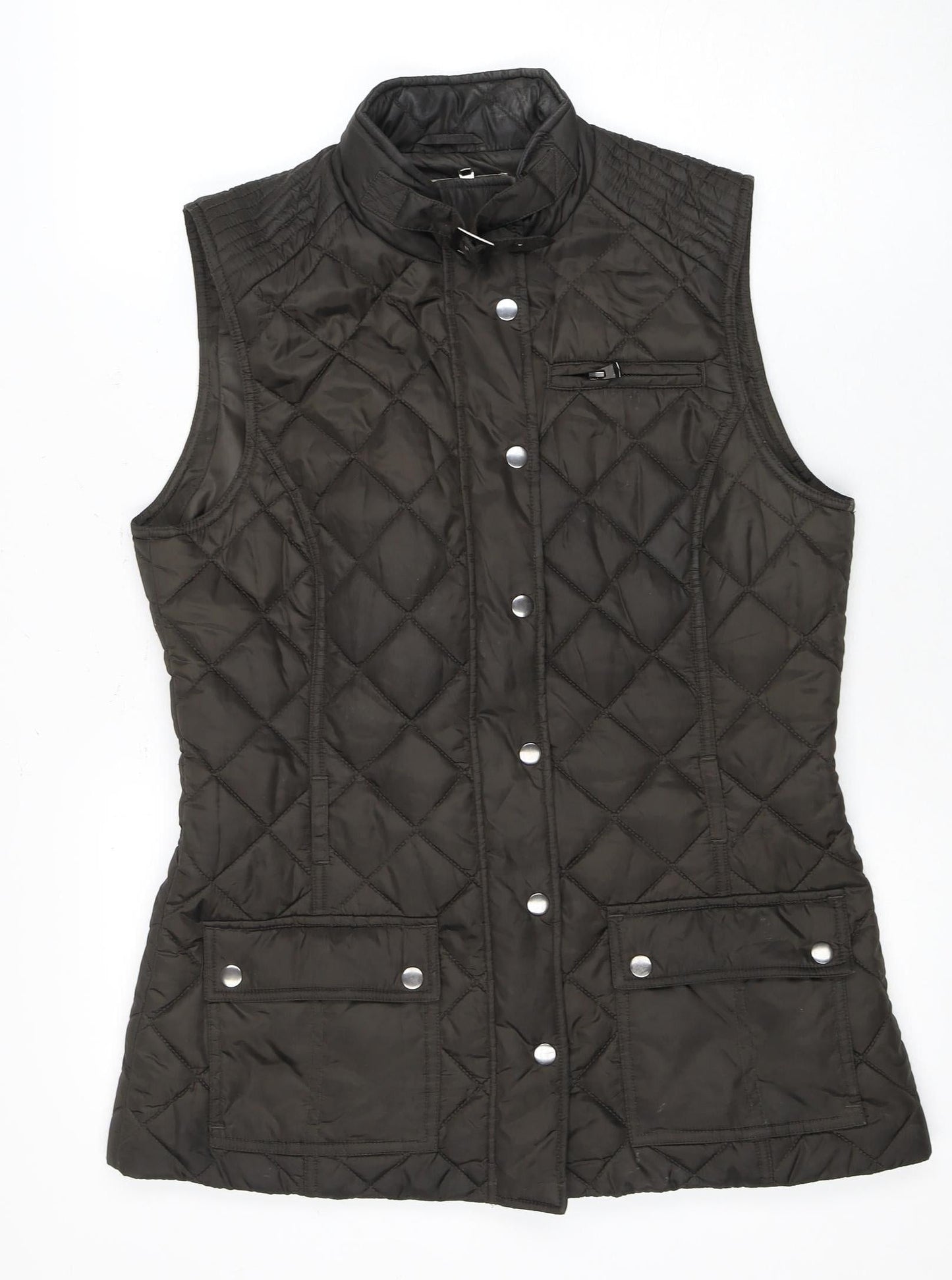 Banana Republic Women's Black Quilted Gilet M