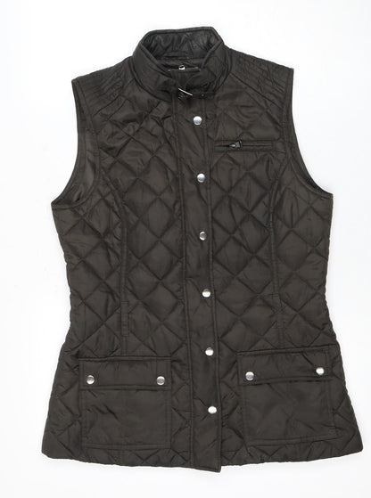 Banana Republic Women's Black Quilted Gilet M
