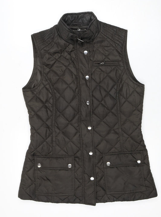 Banana Republic Women's Black Quilted Gilet M