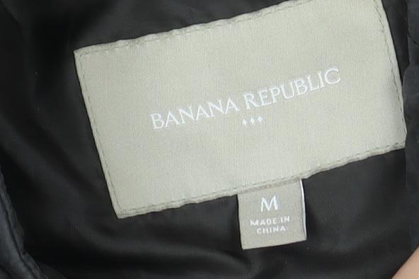 Banana Republic Women's Black Quilted Gilet M