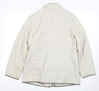 Lee Women's Beige Quilted Jacket Size 12