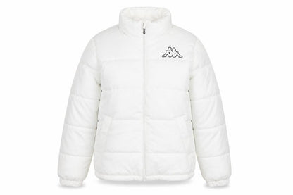 Unisex Adults UK Size L Kappa White Puffer Jacket