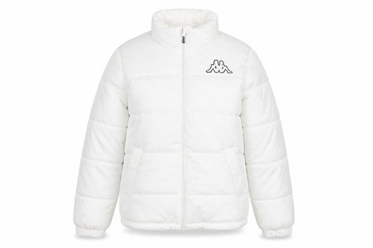 Unisex Adults UK Size L Kappa White Puffer Jacket