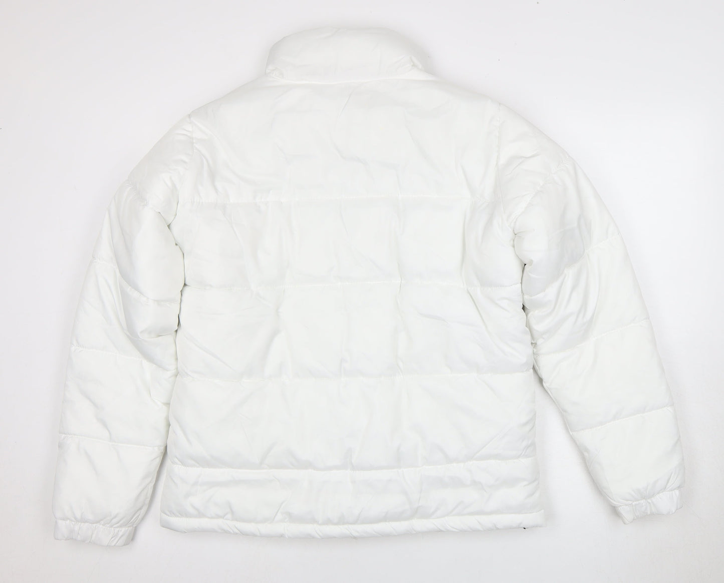 Unisex Adults UK Size L Kappa White Puffer Jacket