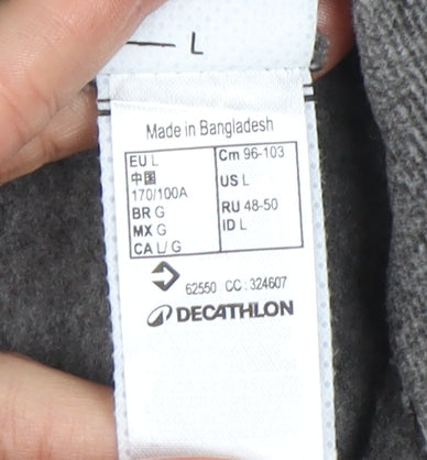 Quechua Women's Grey Pullover Sweatshirt Size 12