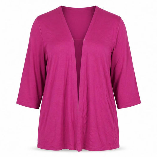 Womens UK Size 10 Cotton Traders Pink Kimono T-Shirt