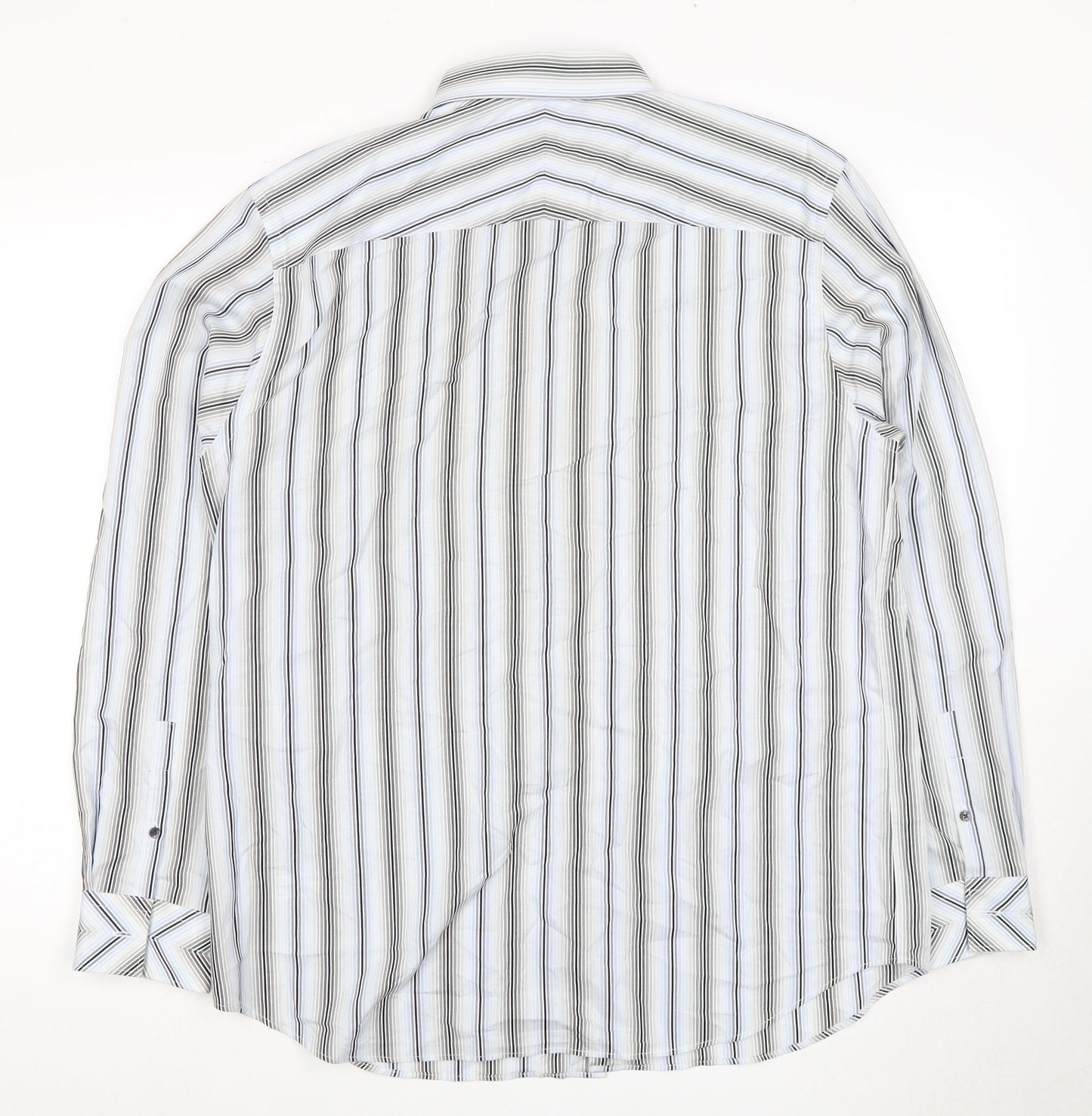 Mens UK Collar Size L Jeff Banks Smart White  Dress Shirt