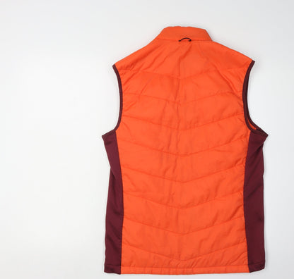 Mens UK Size S H&M Orange Quilted Coat