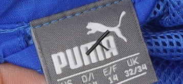 Puma Boys Blue Track Jacket, Size 14, Lightweight and Casual
