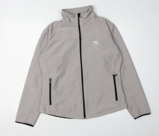 Helly Hansen Grey Softshell Jacket, Unisex Size 30