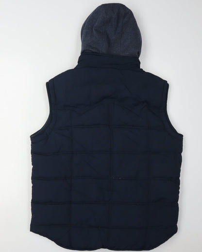 Mens UK Size L NEXT Blue Puffer Jacket