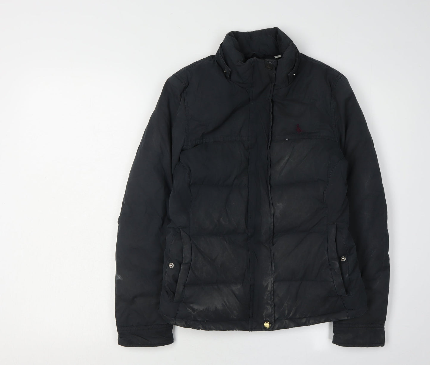 Womens UK Size 6 Jack Wills Black Puffer Jacket