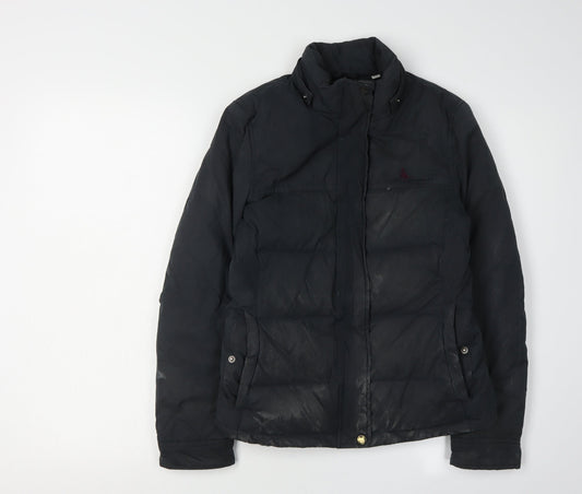 Womens UK Size 6 Jack Wills Black Puffer Jacket