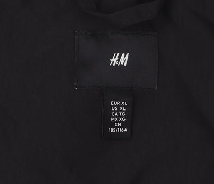 Mens UK Size XL H&M Black Basic Jacket