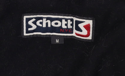 Mens UK Size M Schott NYC Green Parka Coat