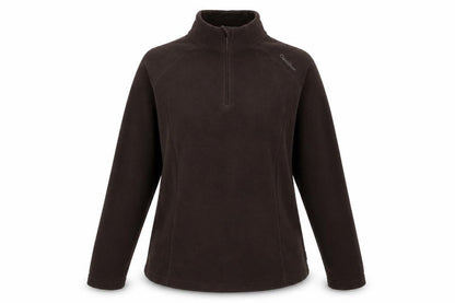 Womens UK Size 16 DECATHLON Brown Full Zip Sweatshirt
