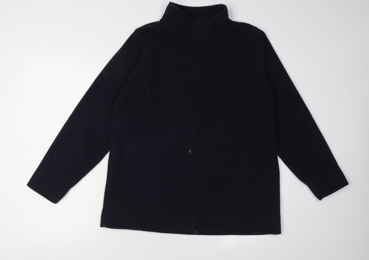 Womens UK Size M EWM Black Basic Jacket
