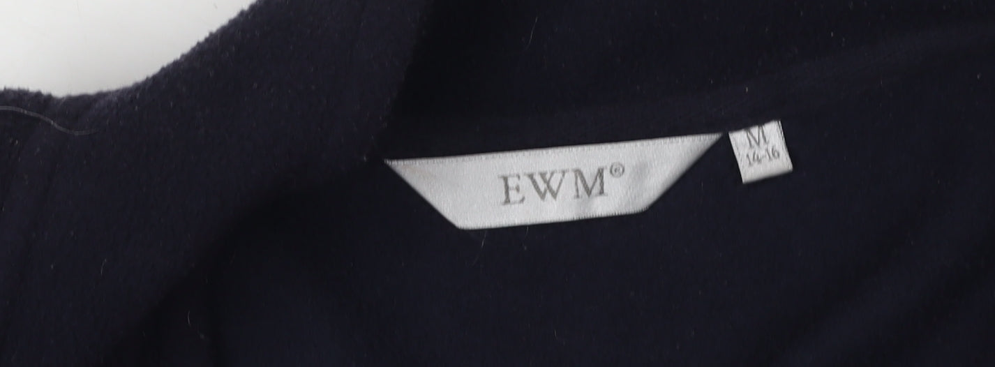 Womens UK Size M EWM Black Basic Jacket