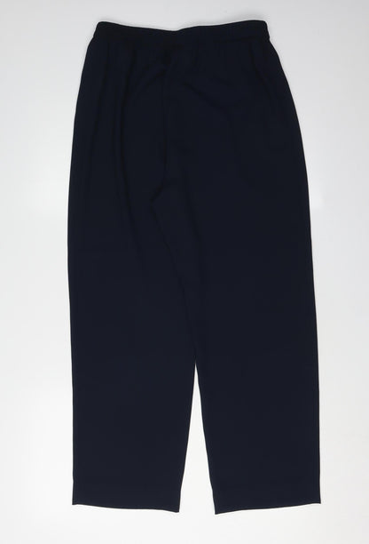 Womens UK Size 12 Eastex Regular Fit Casual Blue Trousers