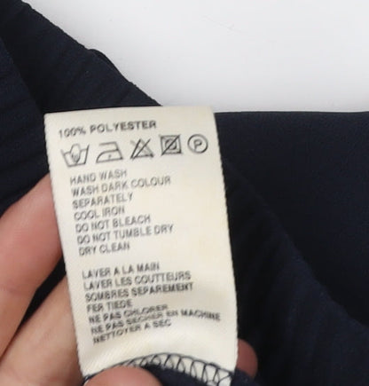Womens UK Size 12 Eastex Regular Fit Casual Blue Trousers