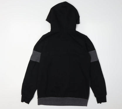 Bench Boys Black Grey Pullover Hoodie 12-13 Years
