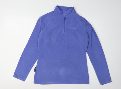 Womens UK Size M Mountain Warehouse Blue Pullover Sweatshirt