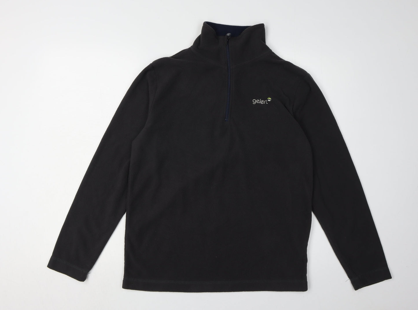 Mens UK Size M Gelert Black Henley Sweatshirt