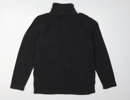 Mens UK Size M Gelert Black Henley Sweatshirt
