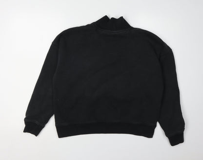 Womens UK Size 10 Jack Wills Black Pullover Sweatshirt