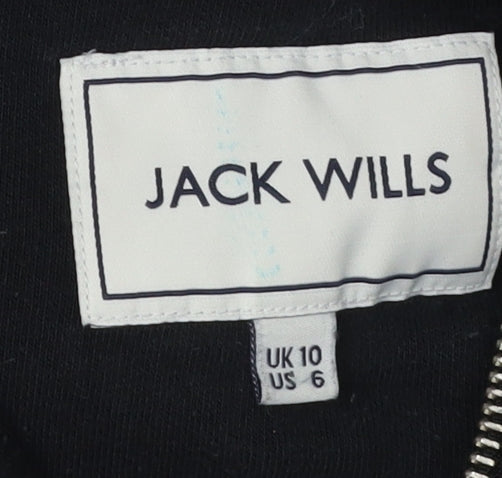 Womens UK Size 10 Jack Wills Black Pullover Sweatshirt