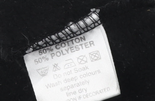 Adidas Unisex Black Full Zip Hoodie, Size L