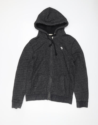 Abercrombie & Fitch Men's Grey S Full Zip Hoodie