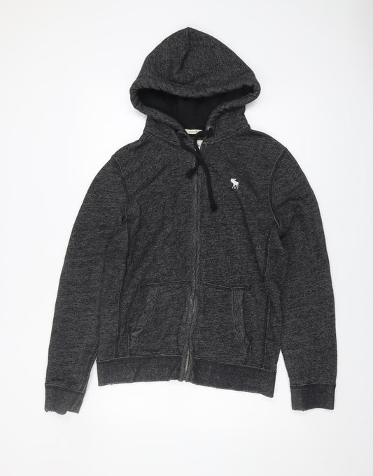 Abercrombie & Fitch Men's Grey S Full Zip Hoodie