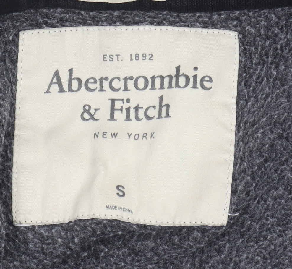 Abercrombie & Fitch Men's Grey S Full Zip Hoodie