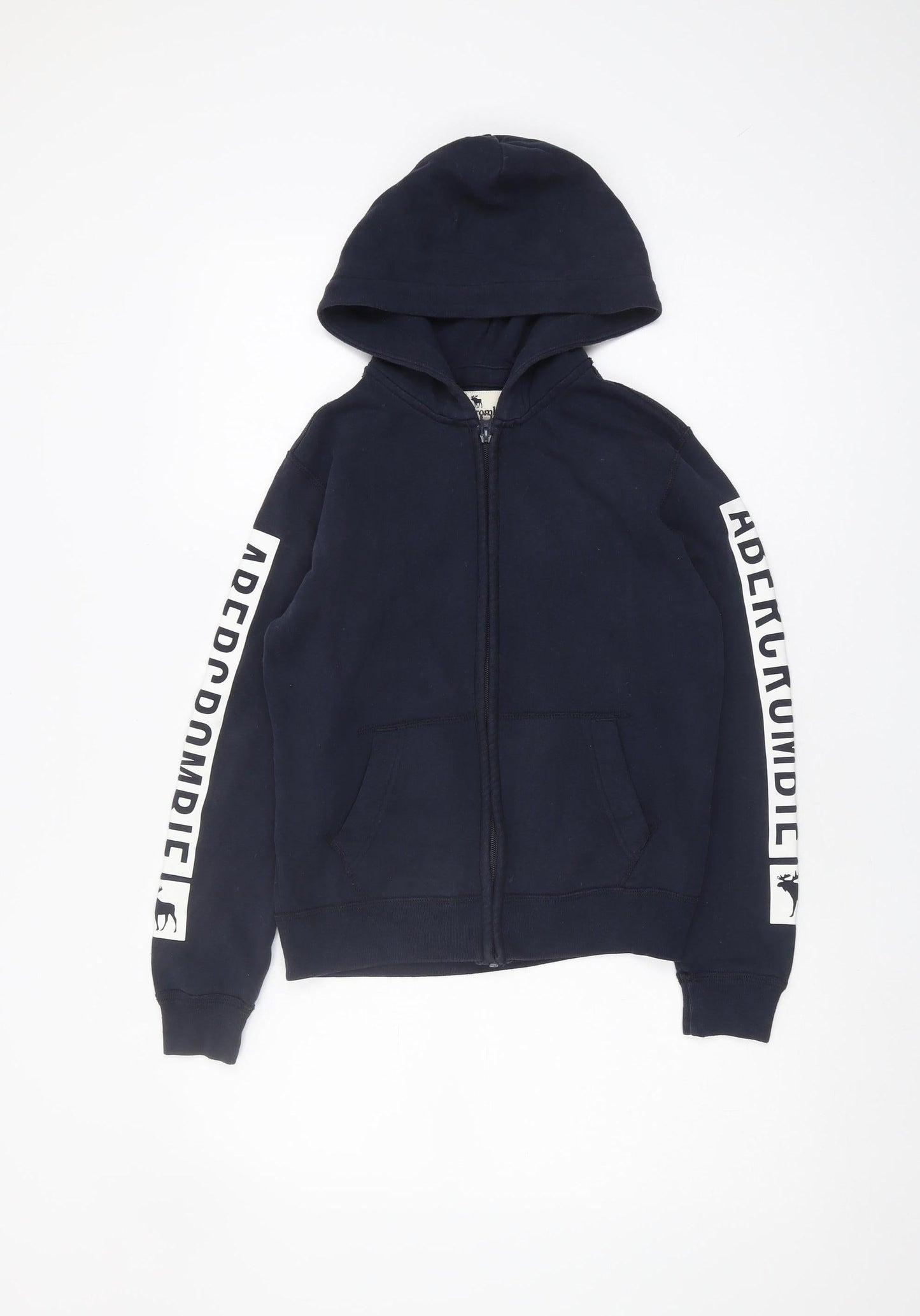 Abercrombie Kids Boys Blue Full Zip Hoodie 9-10 Years