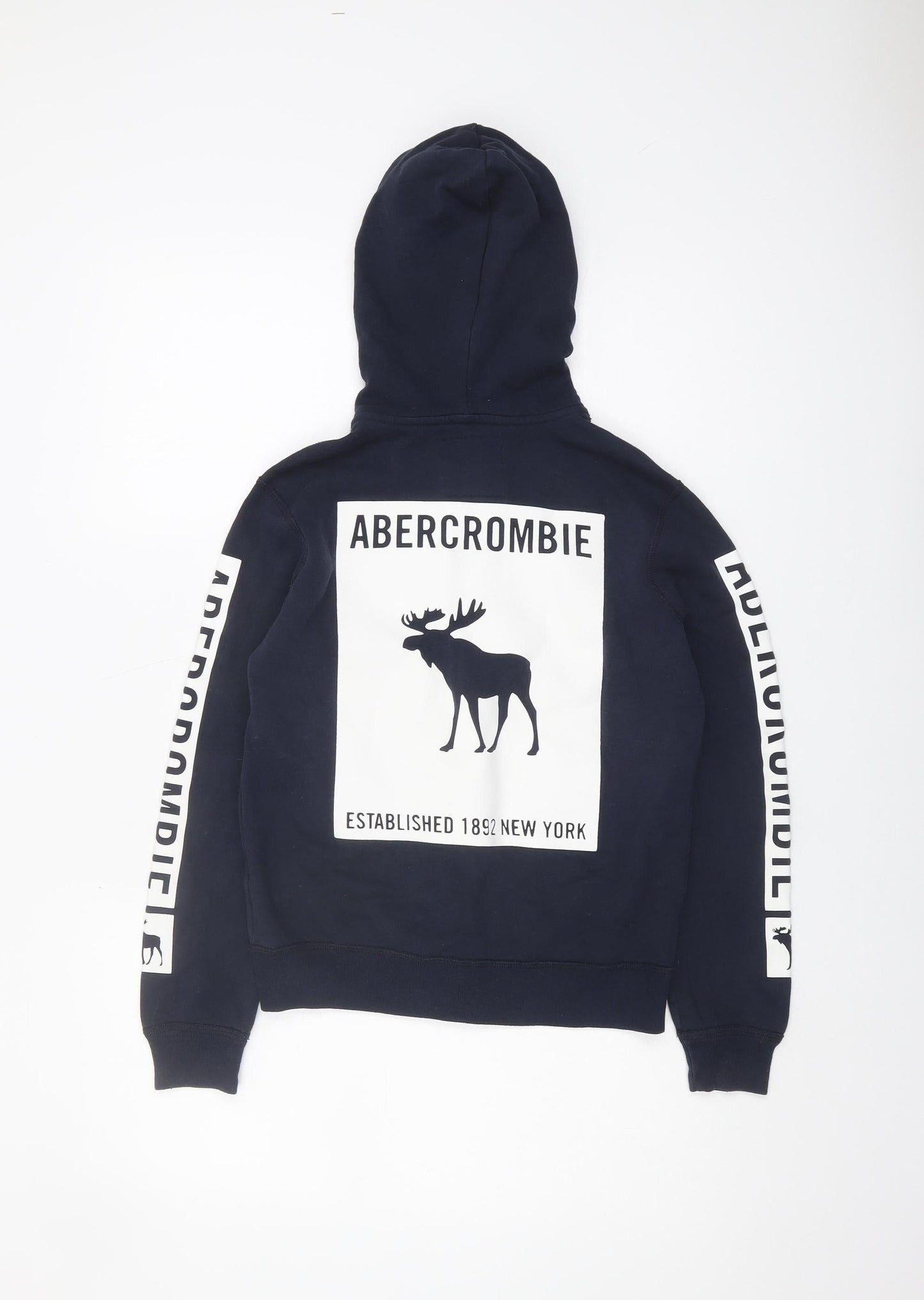 Abercrombie Kids Boys Blue Full Zip Hoodie 9-10 Years
