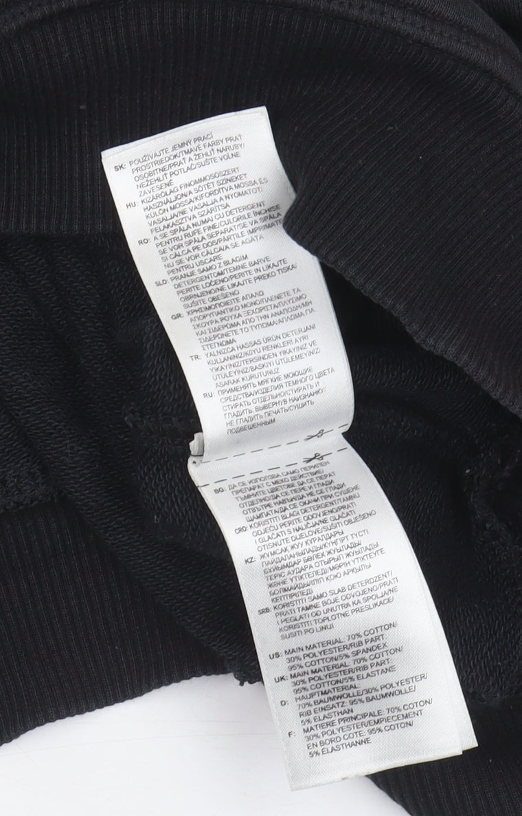 Adidas Women's Black Pullover Hoodie Size 8 with Logo Detail