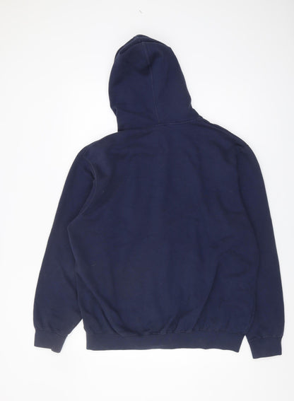 Mens UK Size L NFL Team Apparel Blue Full Zip Hoodie