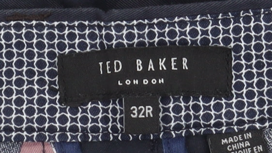 Ted Baker Men's Blue Chino Trousers, Size 32