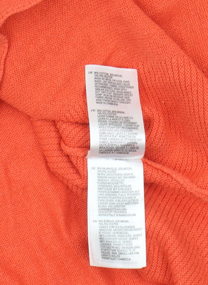 Womens UK Size 10 White Stuff Orange Pullover Jumper