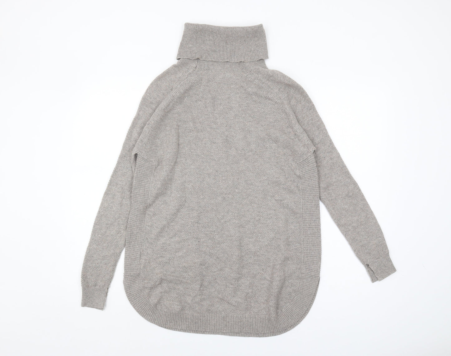 Womens UK Size 10 Warehouse Grey Pullover Jumper