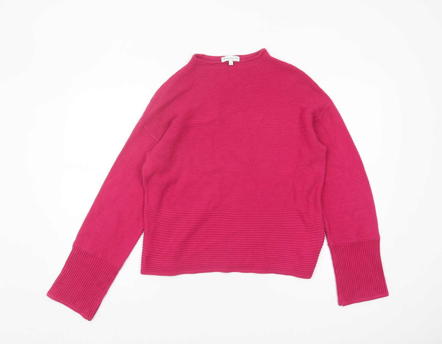Womens UK Size 10 Warehouse Pink Pullover Jumper