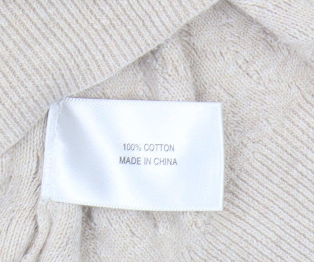 Womens UK Size L CC Beige Pullover Jumper