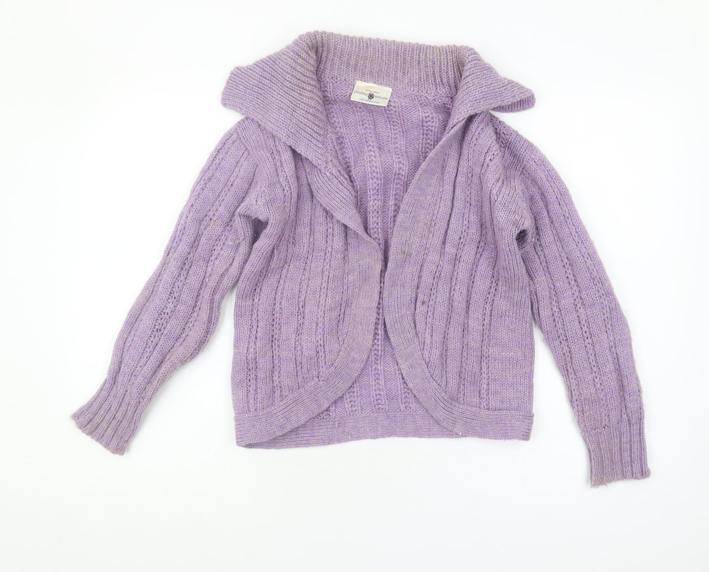 Swaledale Woollens Women's Purple Cardigan, M, 100% Wool