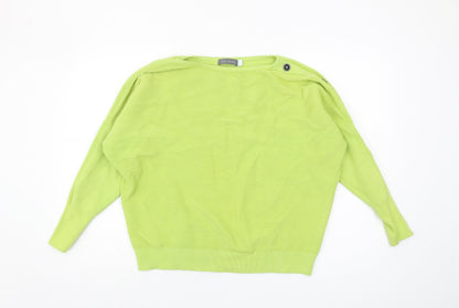 Womens UK Size L Mint Velvet Green Pullover Jumper