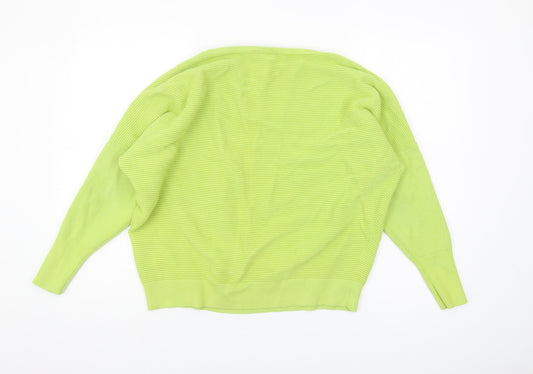 Womens UK Size L Mint Velvet Green Pullover Jumper