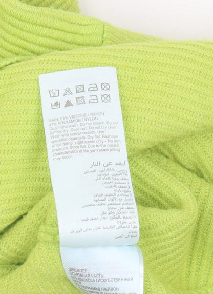 Womens UK Size L Mint Velvet Green Pullover Jumper